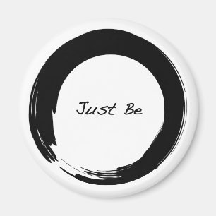 Zen Symbol with "Just Be" Magnet