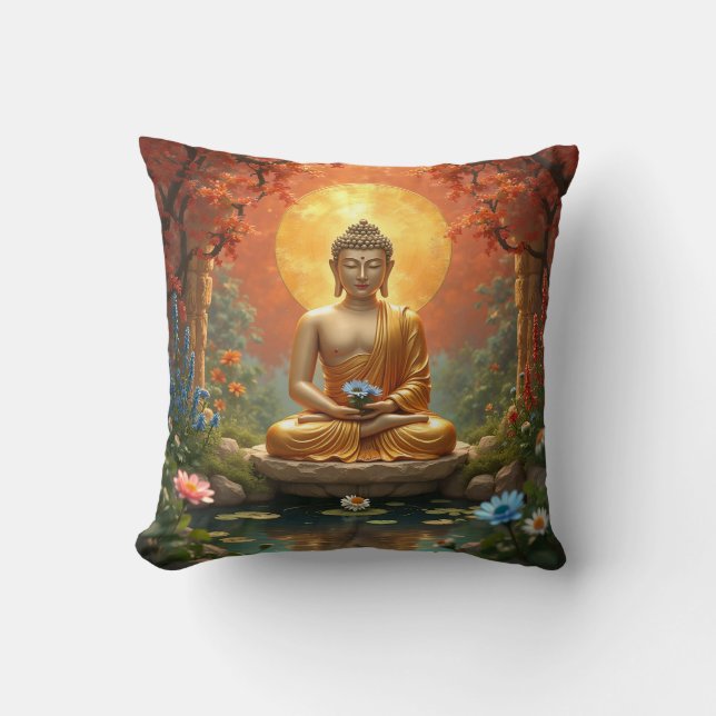 Zen Throw Pillow (Front)