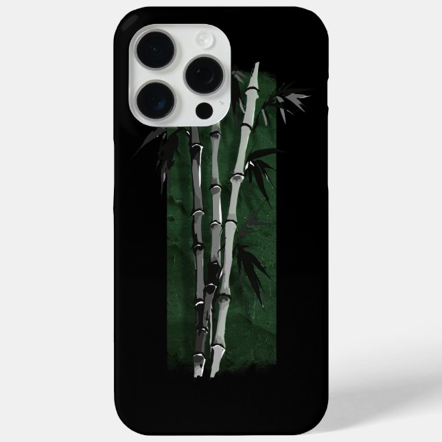 Zen Tranquillity: Elegant Bamboo Grove Case-Mate iPhone Case (Back)