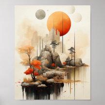Zen Tranquillity: Mountainous Serenity