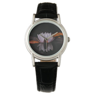 Zen White Lotus Flower Watch