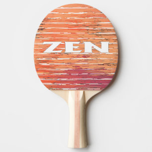 Zen white reeds ping pong paddle