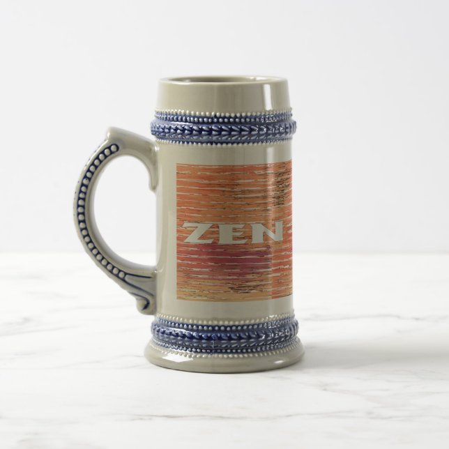 Zen white reeds stein (Left)