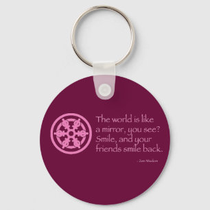 Zen Wisdom Key Ring