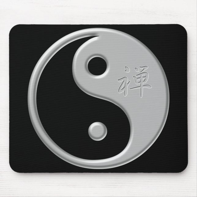 Zen Yin Yang Mousepad (Front)
