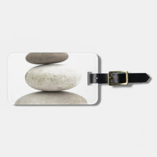 Zen yogo stones luggage tag
