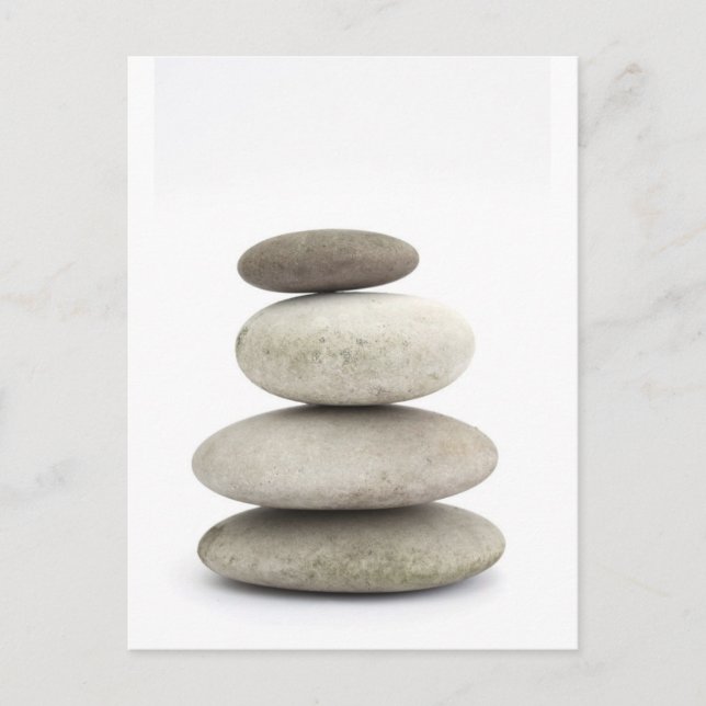 Zen yogo stones postcard (Front)