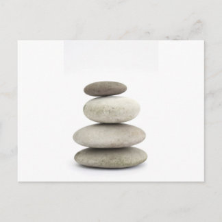 Zen yogo stones postcard