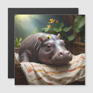 Zena The Baby Hippo Takes Time Out To Sleep,