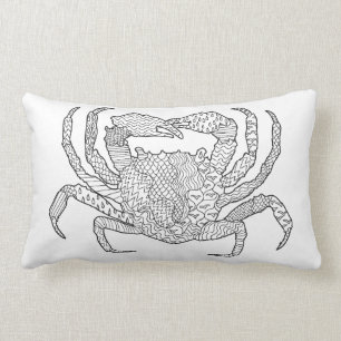 Zendoodle Crab Lumbar Cushion