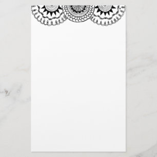 zendoodle mandala header 4 stationery