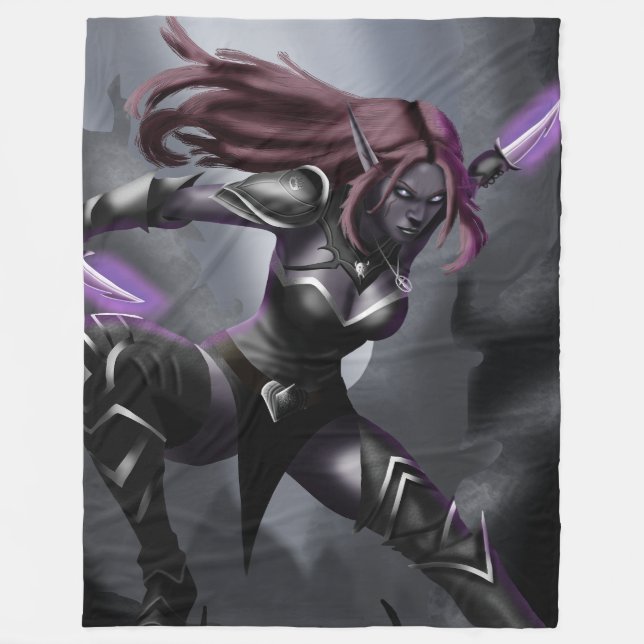 Zendyr on Telogrus Fleece Blanket (Front)