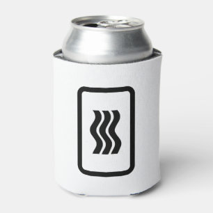 Zener Card 3 Vertical Wavy Lines Can Cooler
