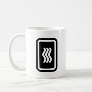 Zener Card Hollow 5 Pointed Star Coffee Mug