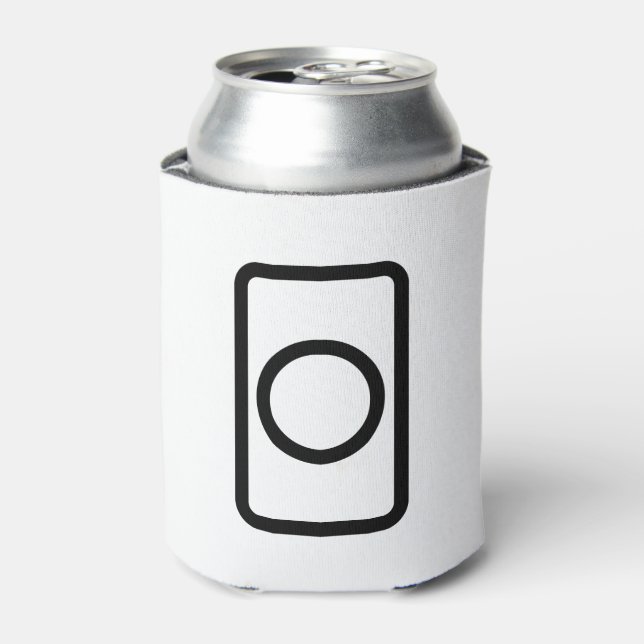 Zener Card | Hollow Circle Can Cooler (Can Front)