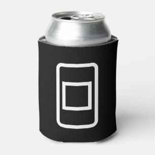 Zener Card Hollow Square Can Cooler