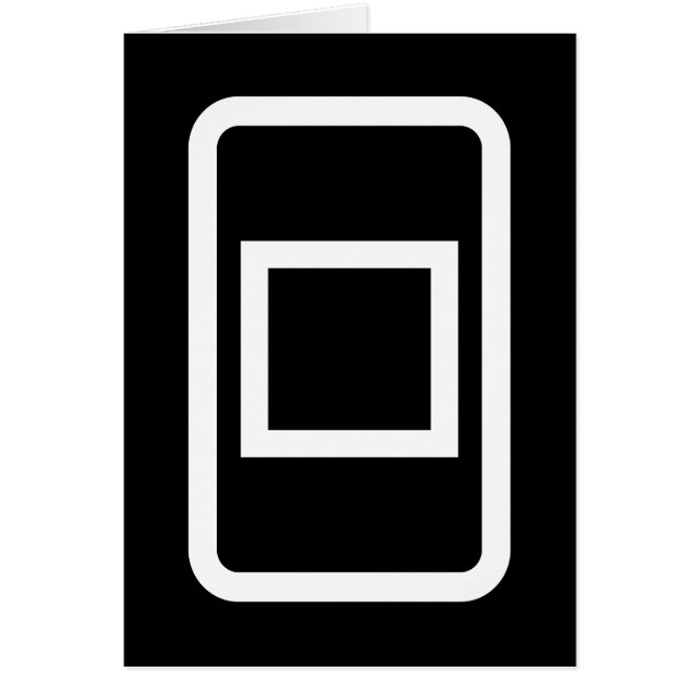 Zener Card | Hollow Square Card (Front)