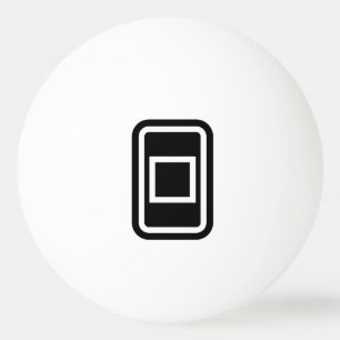 Zener Card Hollow Square Ping Pong Ball