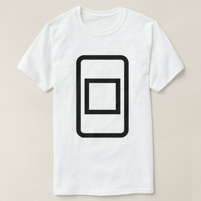 Zener Card | Hollow Square T-Shirt (Design Front)