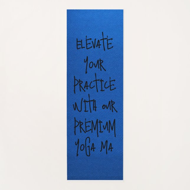"ZenFlow Premium Yoga Mat (Front)