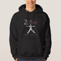 Zenhaling Men's Hoodied Sweatshirt Black