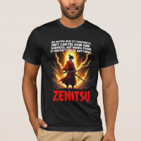 Zenitsu inspired anime t-shirt