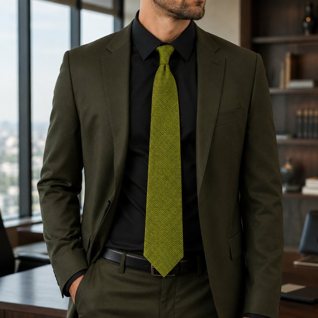ZENO – Electric Yellow Statement Tie (Creator Uploaded)