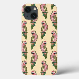 Zentangle Style Parrots iPhone 13 Case