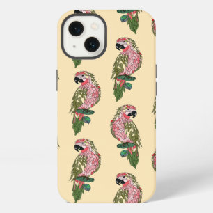 Zentangle Style Parrots iPhone 13 Case