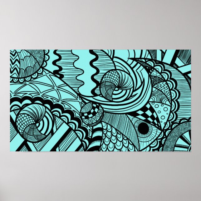 Zentangle Wall Poster (Front)