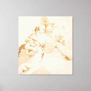 Zephyr and Flora Canvas Print