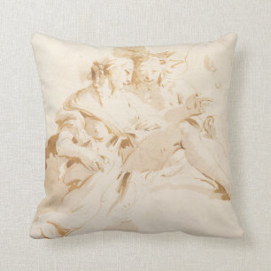 Zephyr and Flora Cushion