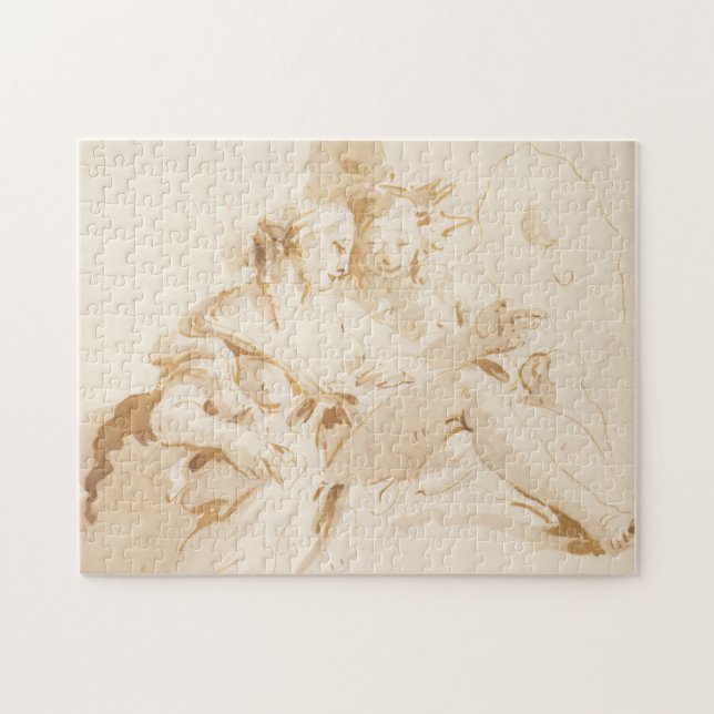 Zephyr and Flora Jigsaw Puzzle (Horizontal)