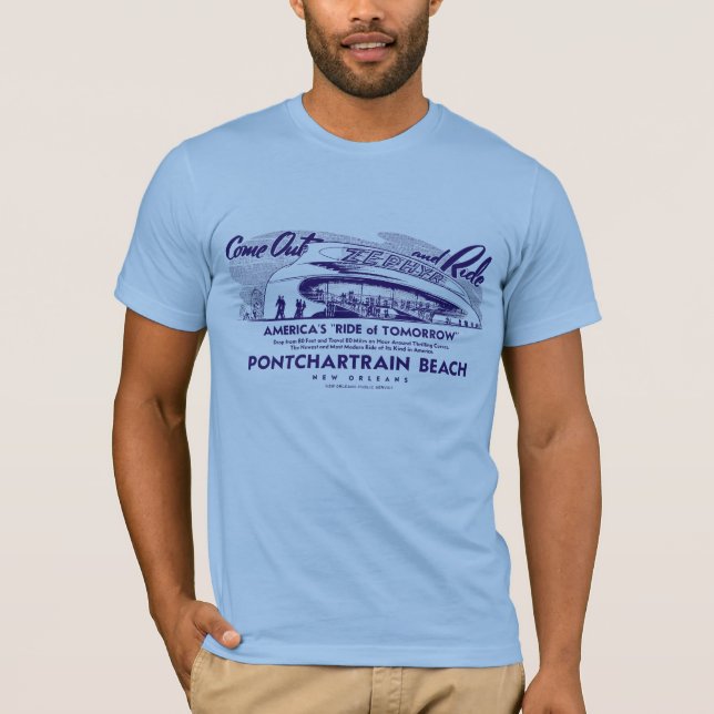 Zephyr at Pontchartrain Beach T-Shirt (Front)