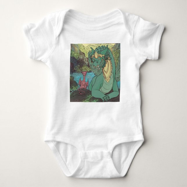 Zephyr & BruBru breathing Baby Bodysuit (Front)