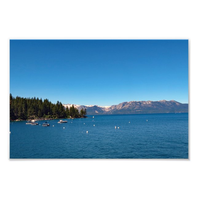 Zephyr Cove Lake Tahoe Photo Print (Front)