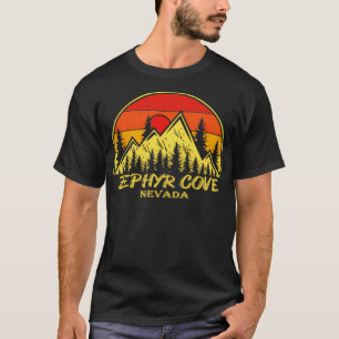 Zephyr Cove Nevada Nv Mountains Hike Hiking T-Shirt