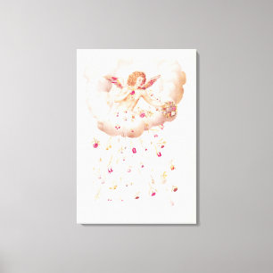 Zephyr from , 'La Guirlande de Julie', c.1642 Canvas Print