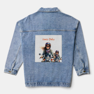 “Zephyra” “Vento Dolce” – Sweet Wind Denim Jacket