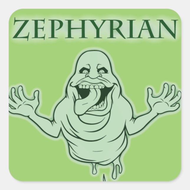 Zephyrian SLIME Square Sticker (Front)