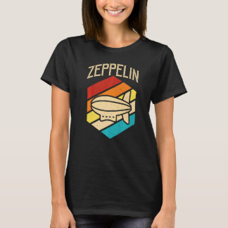 Zeppelin Retro Vintage Sunset 70s 80s Distressed D T-Shirt