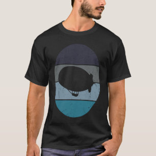 Zeppelin Retro Vintage Sunset Dirigible Airship T-Shirt