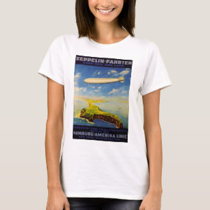 Zeppelin Trips ~ Over Sea and Land T-Shirt
