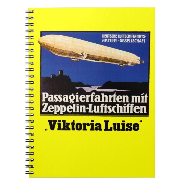 Zeppelin Viktoria Luise Notebook (Front)