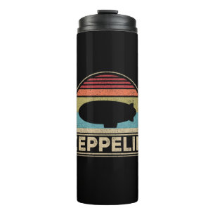 Zeppelin Vintage Retro Zeppelin Shirt Dirigible Thermal Tumbler