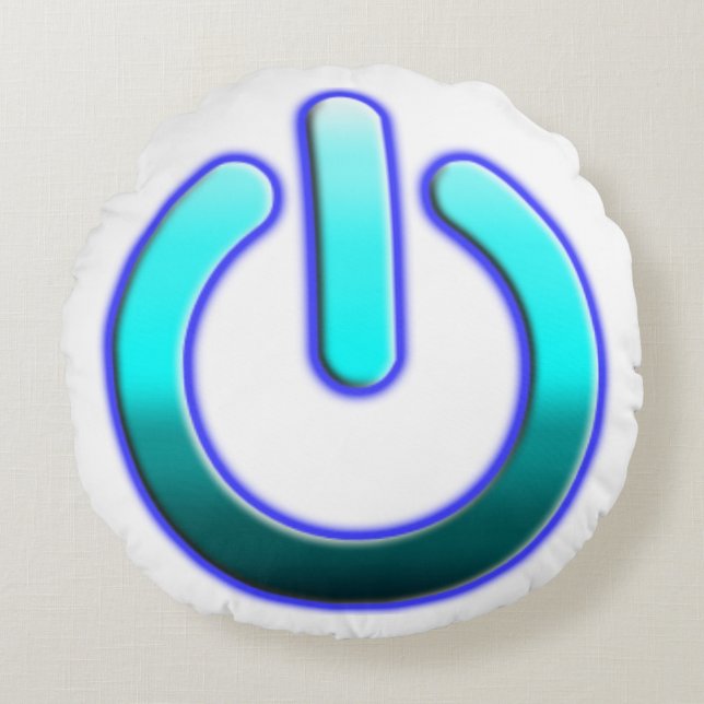 Zer0's Power Round Pillow (Front)