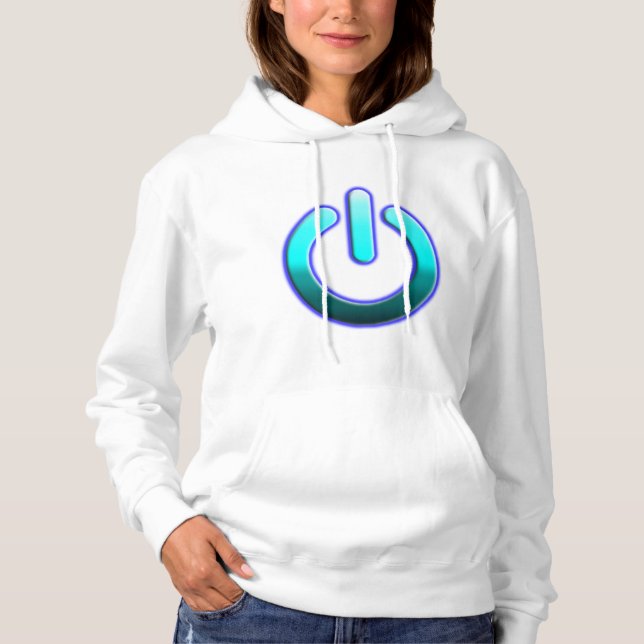 Zer0's Power Women's Basic Hooded Sweatshirt (Front)