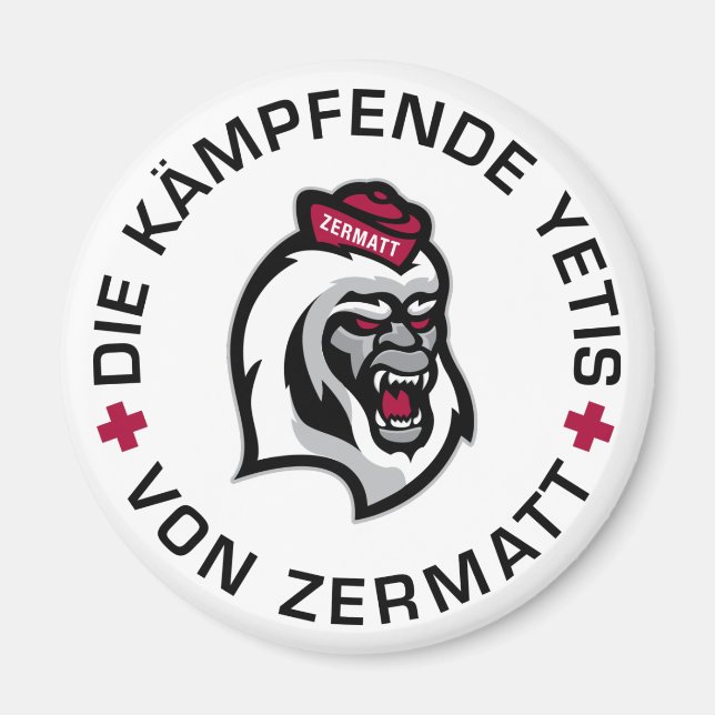 Zermatt Abominables Magnet (Front)