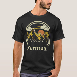 Zermatt Mountains Switzerland Hiking Outdoors T-Shirt