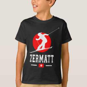 Zermatt Ski Resort Alps Swiss Mountains Switzerlan T-Shirt